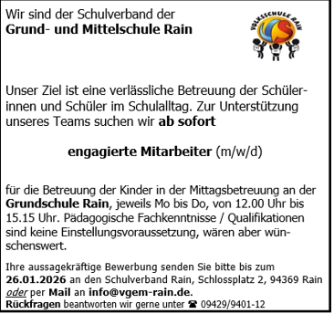 Bewerbung Schule